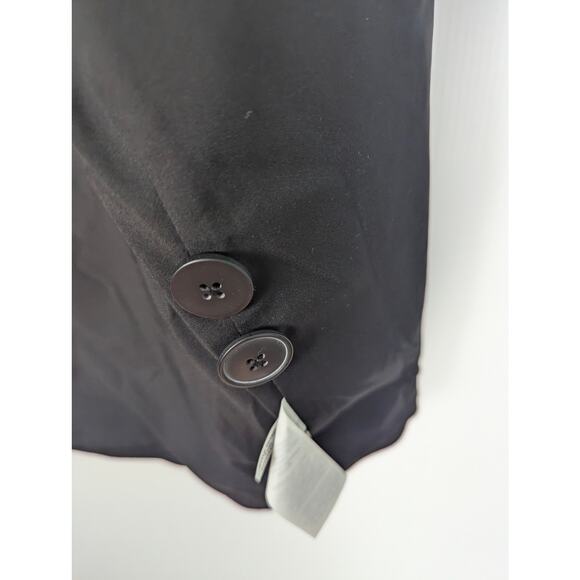 Madewell Caldwell Double Breasted Blazer Black Classic Preppy Size Small NWT - Picture 6 of 10